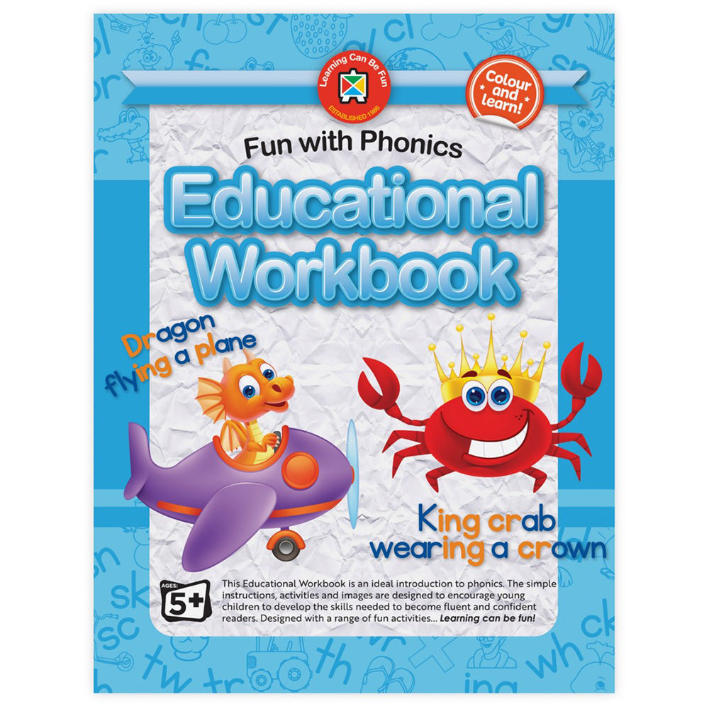 EC Fun with Phonics Educational Workbook