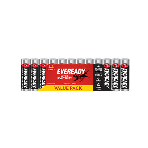 Eveready Super Heavy Duty Battery 20pcs (Black)