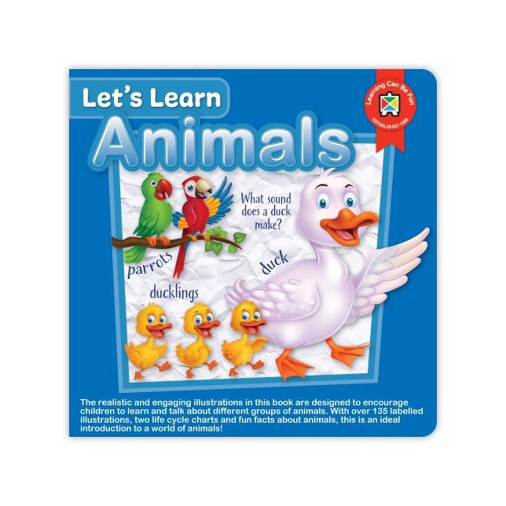 Learning Can Be Fun Animals Board Book