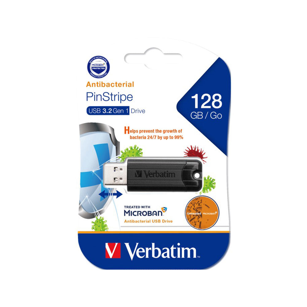 Verbatim Store n Go Microban 3.0 USB Drive (Black)