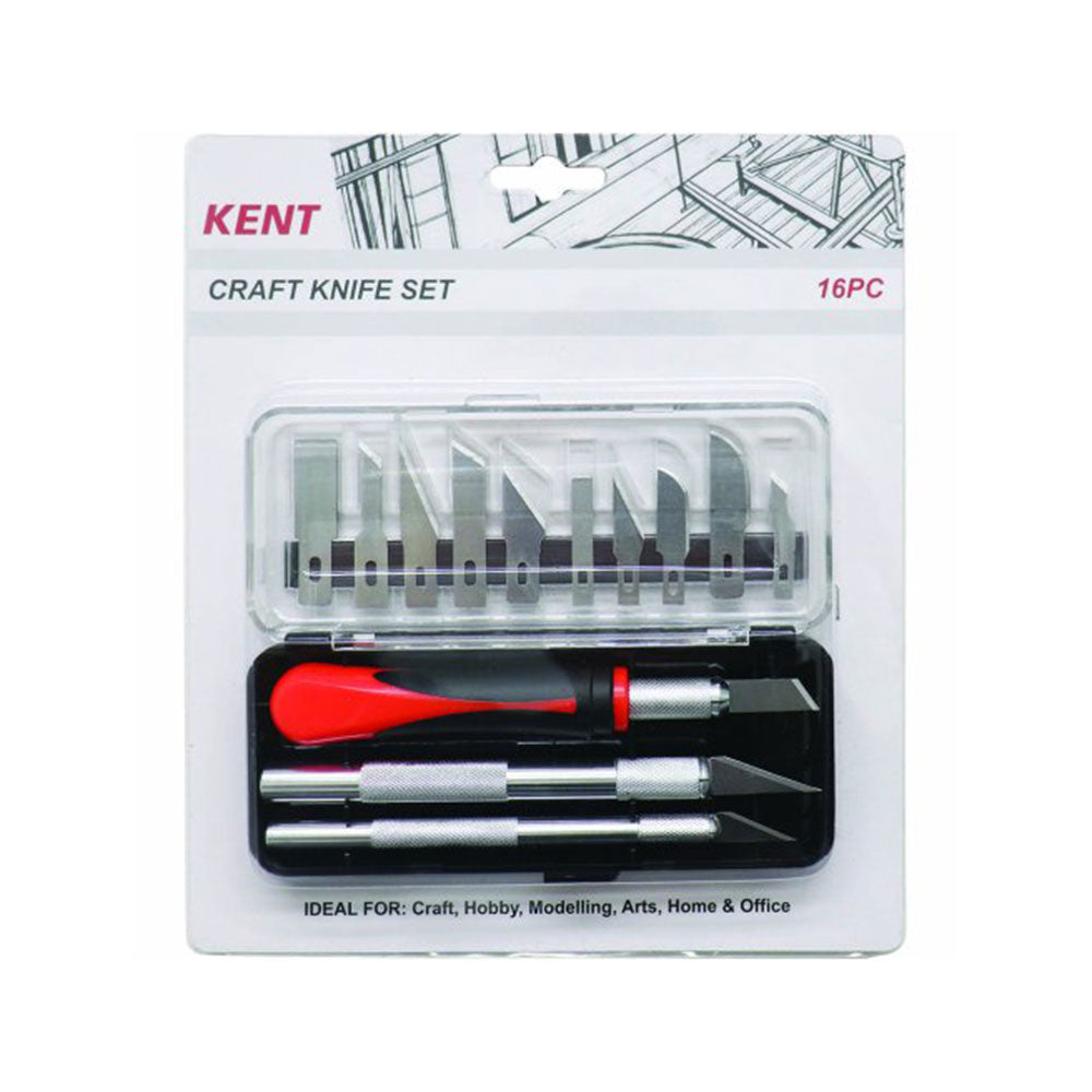 Kent Craft Knife Set (Pack of 16)