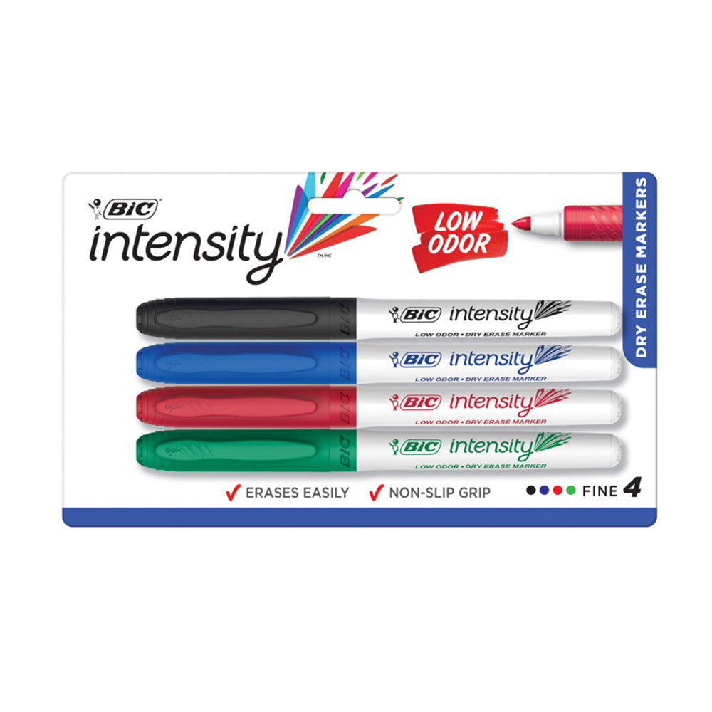 Bic Great Erase Grip Whiteboard Marker (Pack of 4)