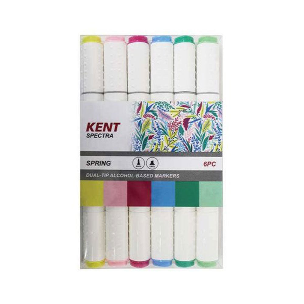 Kent Spectra Graphic Design Marker Set 6pcs