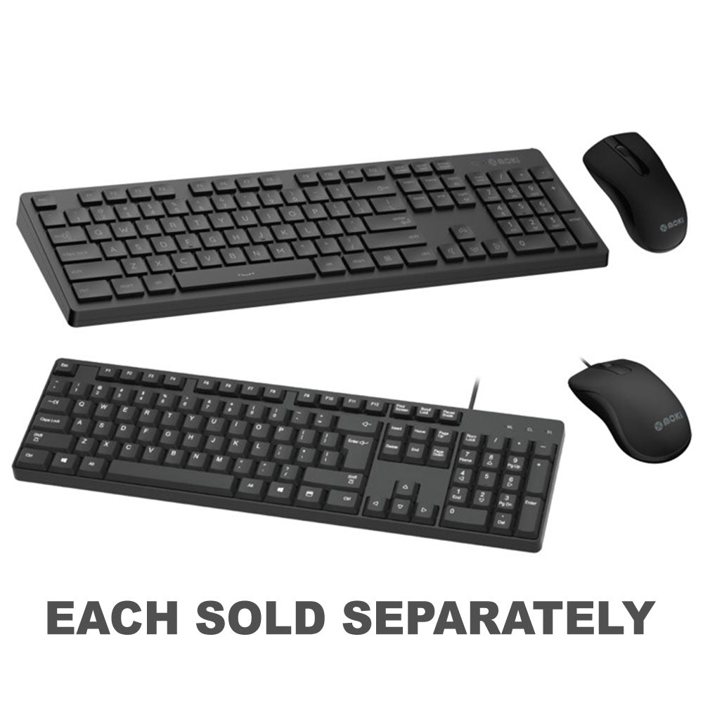 Moki Keyboard and Mouse Combo (Black)