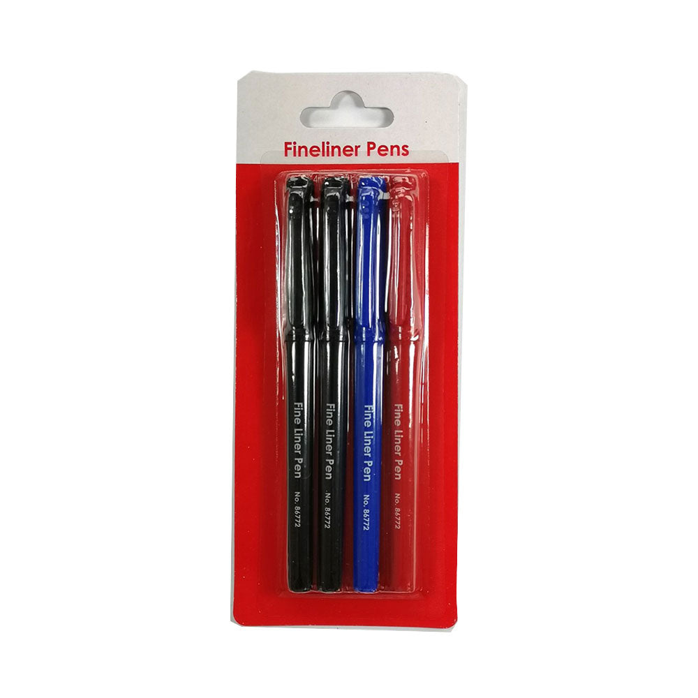 GNS Fineliner 0.4mm Pen (Pack of 4)