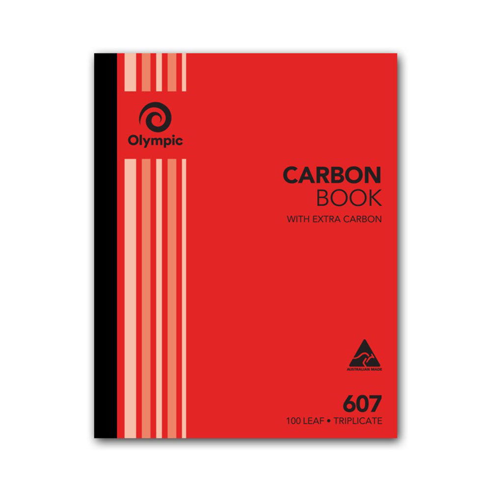 Olympic No 607 Triplicate Carbon Book (100 Leaf)