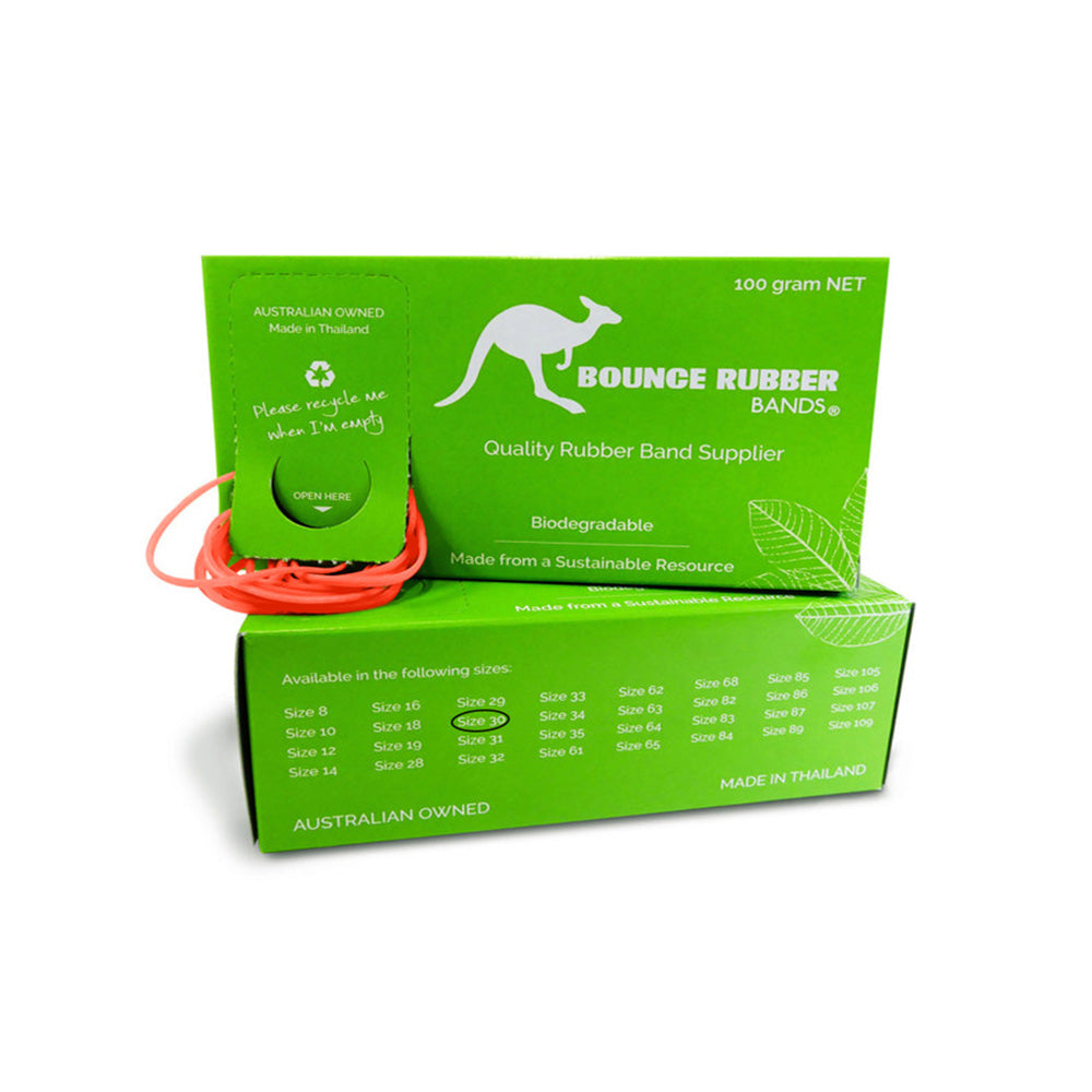 Bounce Rubber Bands 500gm Red (Size 30)