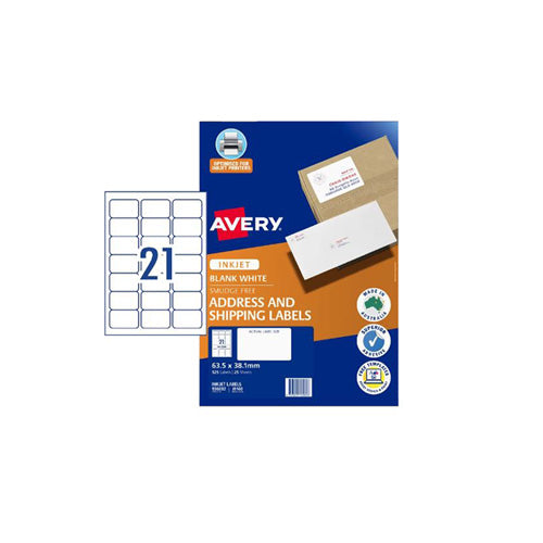 Avery Inkjet Address Label (Pack of 25)