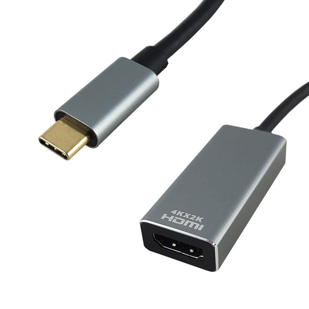 Shintaro USB-C to HDMI Adapter 10cm (Silver/Black)