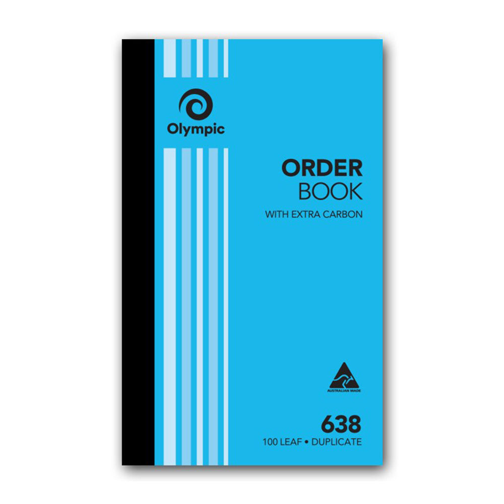 Olympic No 638 Duplicate Order Book with Extra Carbon