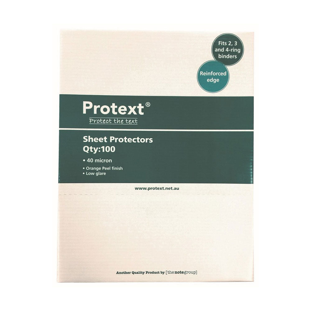 Protext Economy Orange Peel A4 Sheet Protector 100pk (Clear)