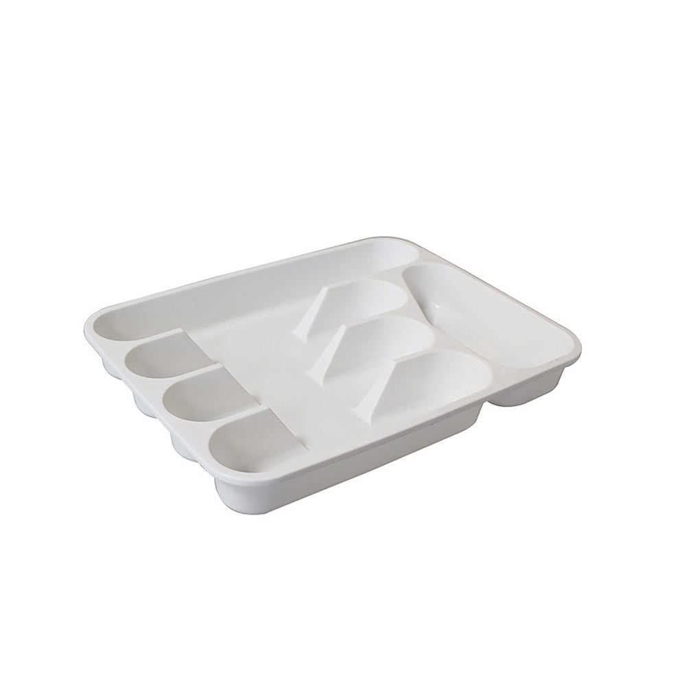 Connoisseur 5 Compartment Cutlery Tray 330x260x45mm (White)