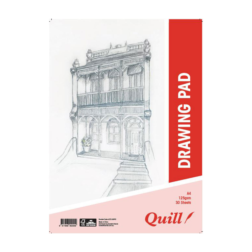 Quill 125gsm Drawing Pad 30pg (A4)