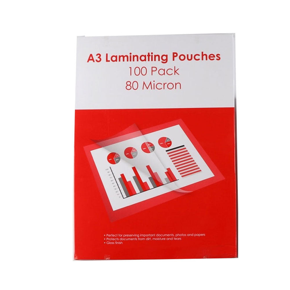 GNS Basic 80 Microns Laminating Pouch (Pack of 100)