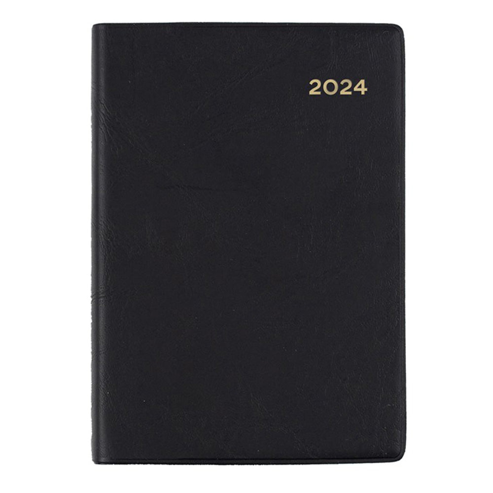 Collins Debden Belmont A7 DTP 2024 Pocket Diary (Black)