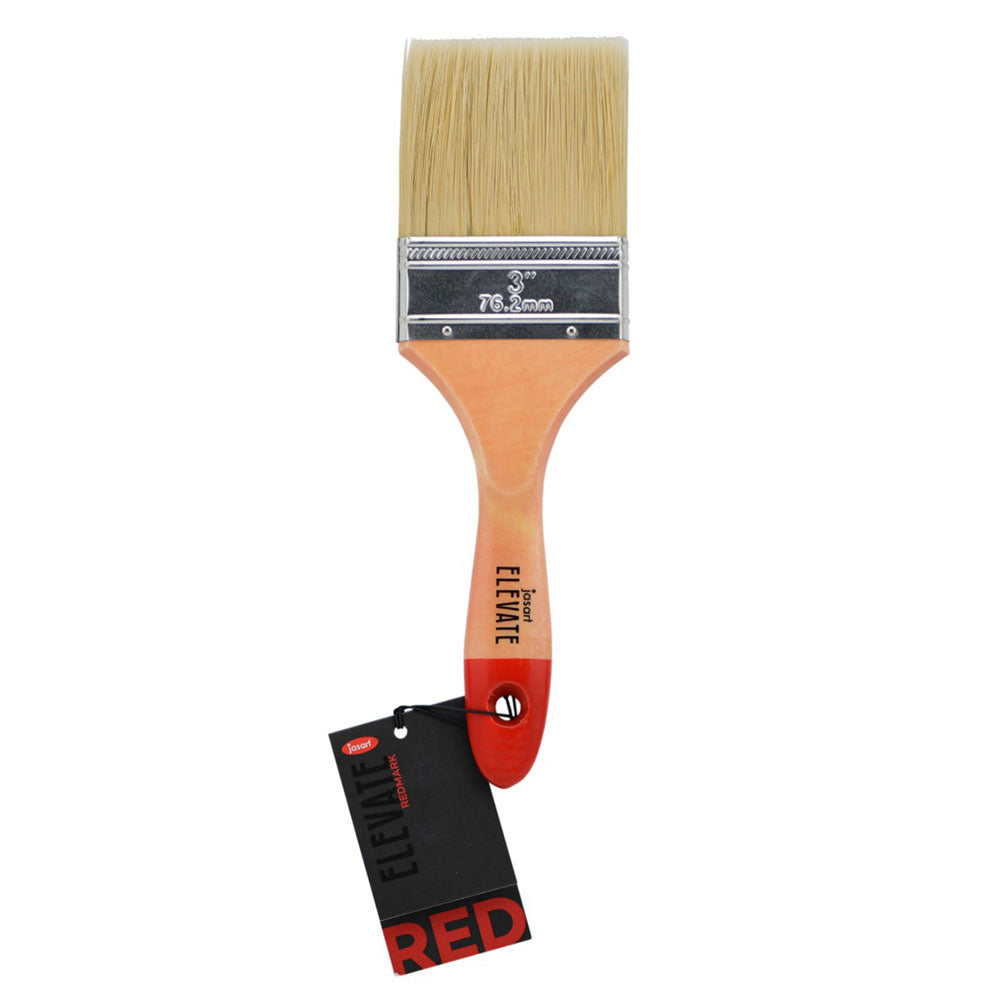 Jasart Elevate Redmark Hog/Nylon Flat Paint Brush