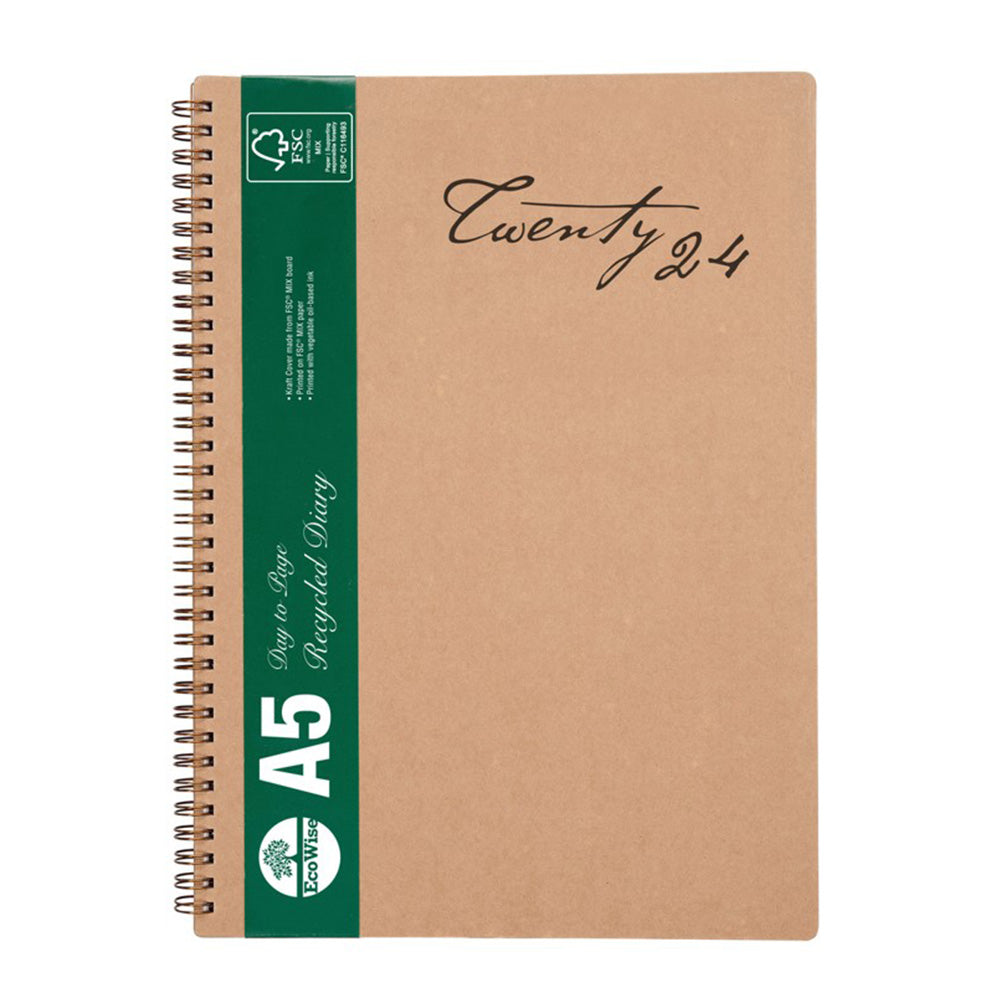 Cumberland Ecowise Kraft A5 2024 Diary