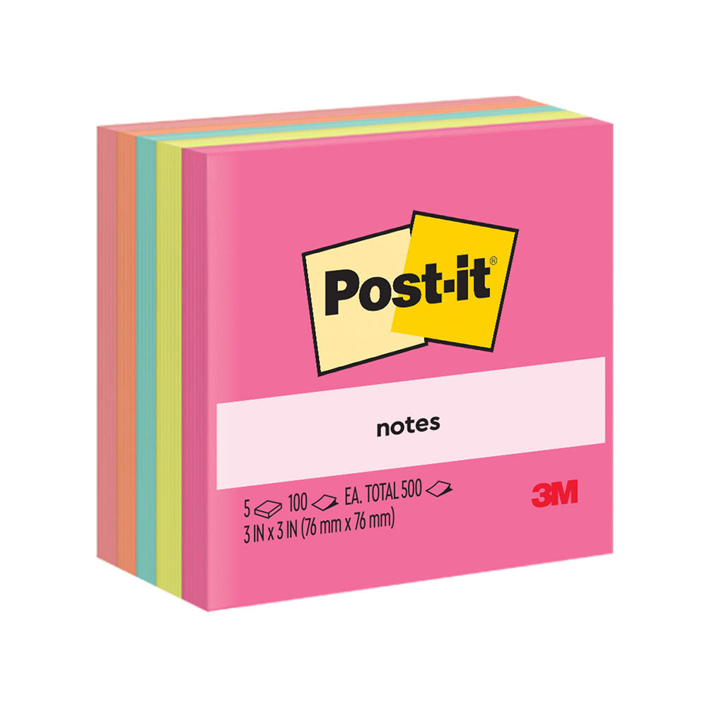 Post-it Cape Town Notes 100 Sheets/Pad (Pack of 5)