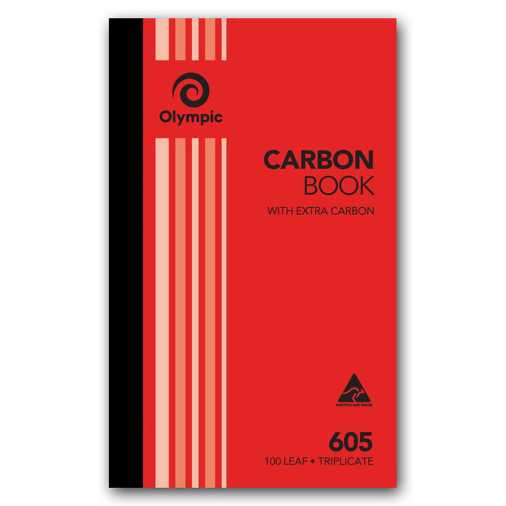 Olympic No 605 Triplicate Carbon Book (100 Leaf)