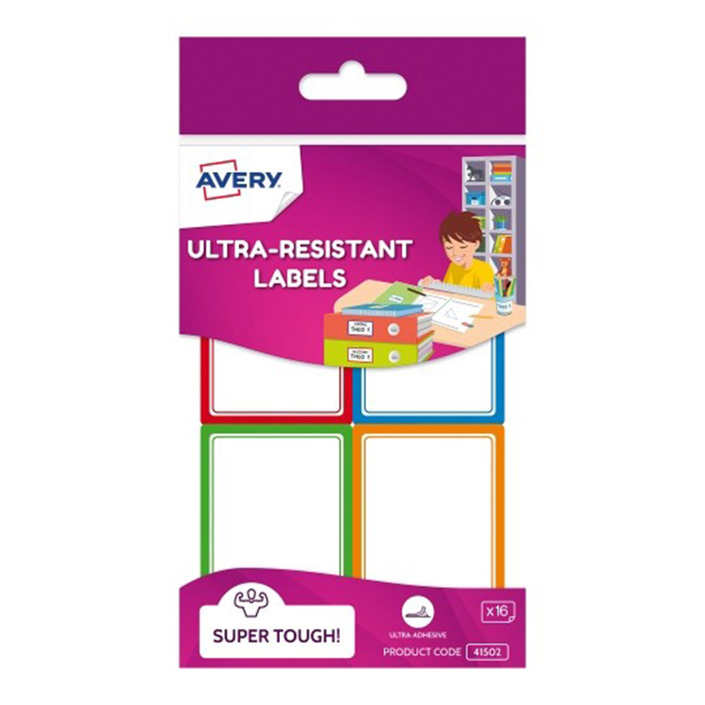 Avery Kids Ultra Resistant Label 16pcs