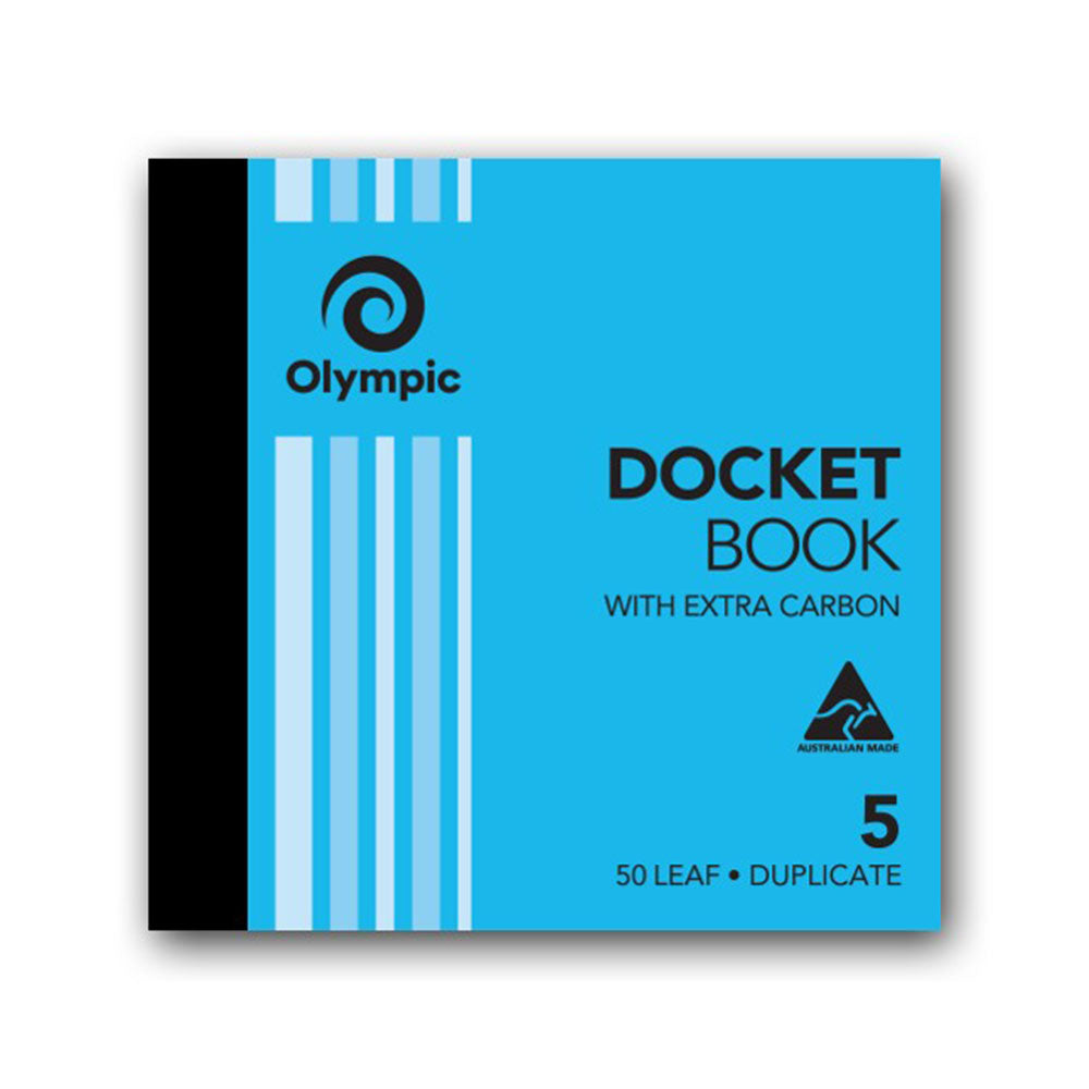 Olympic No 5 Duplicate Docket Book with Extra Carbon