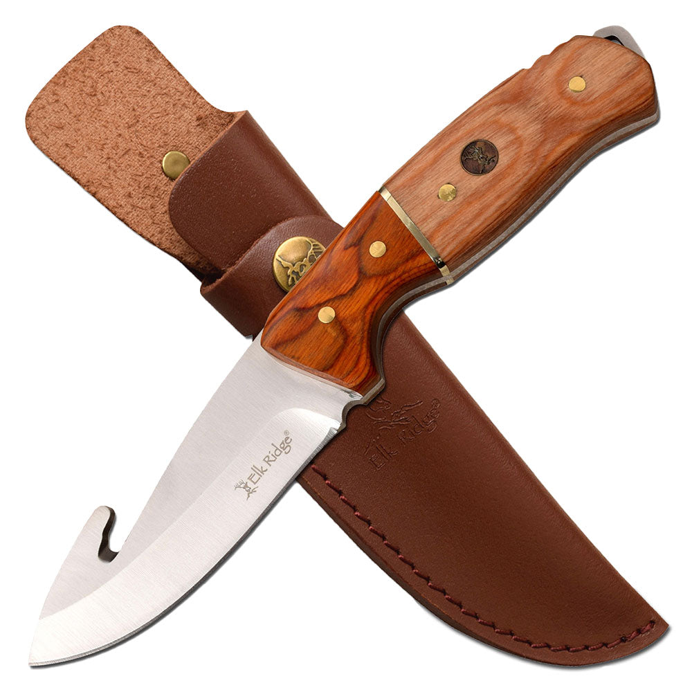 Elk Ridge Guthook Fixed Blade Knife