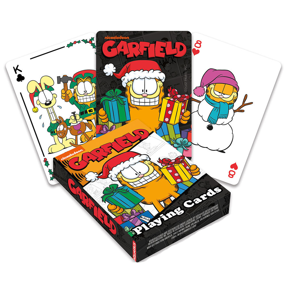Aquarius Garfield Christmas Playing Cards