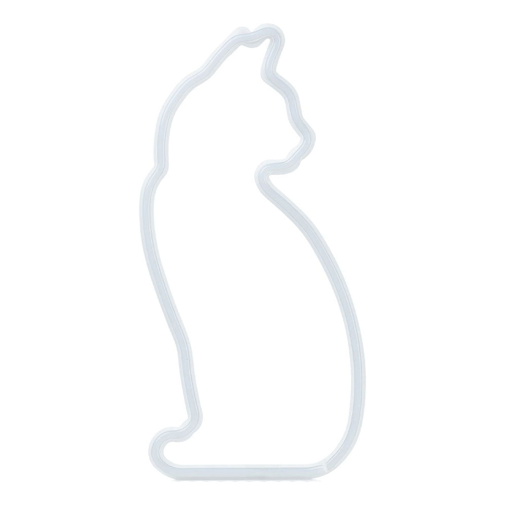  Senffarbenes Katzen-Neon-USB-Licht