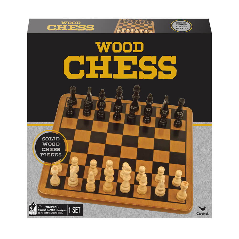 Klassiek houten schaakspel