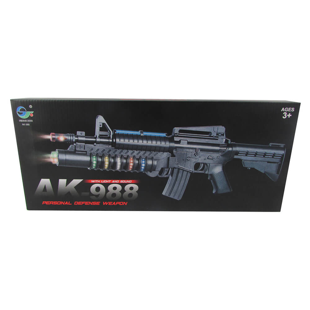 Rifle AK-988 con luces y sonidos