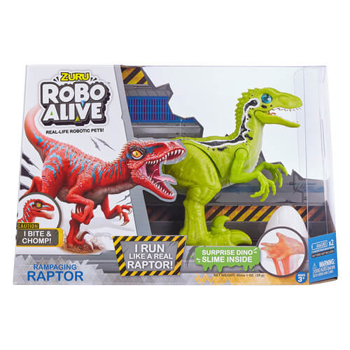 Robo Alive Robotic Rampaging Raptor (1pc Random Style)