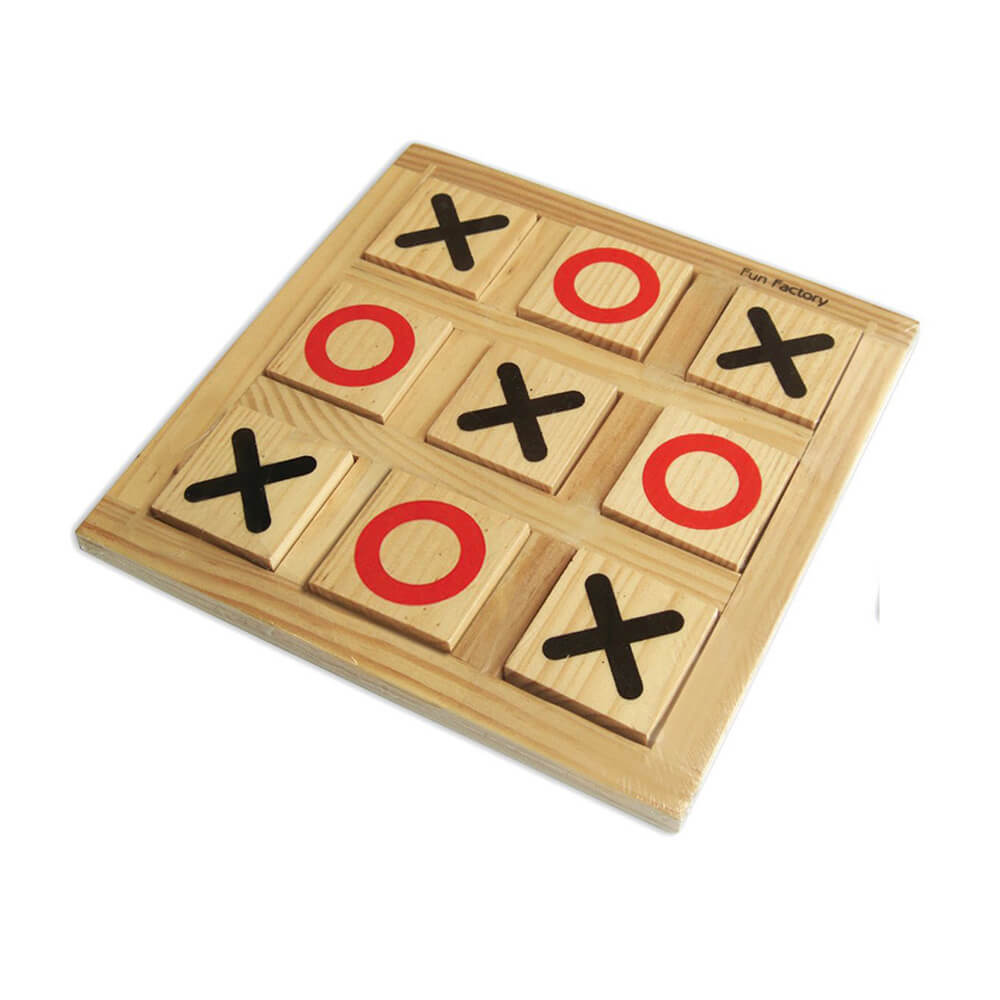 Crayola Fun Factory Holzspiel mit Nullen und Kreuzen