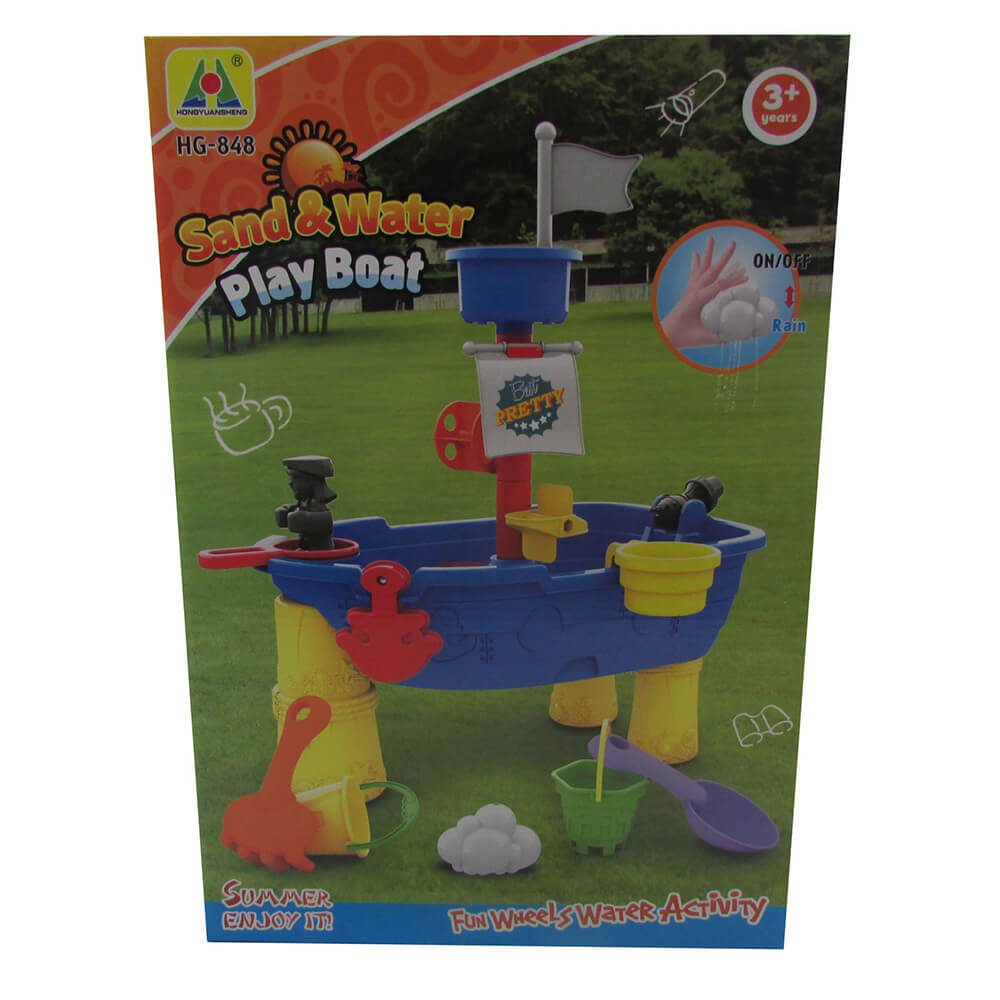 Sand and Water Play Boat Table