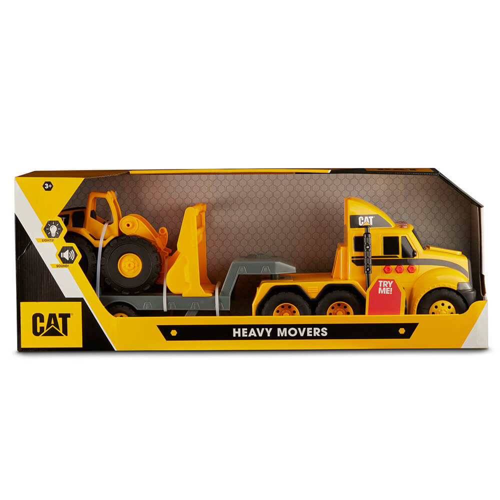 CAT Toy Heavy Movers Flatbed with Bulldozer