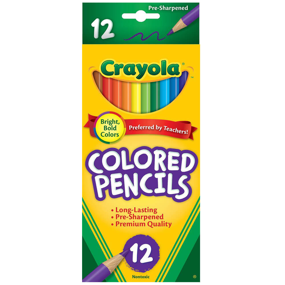 Crayola Full Size Coloured Pencils 12pk