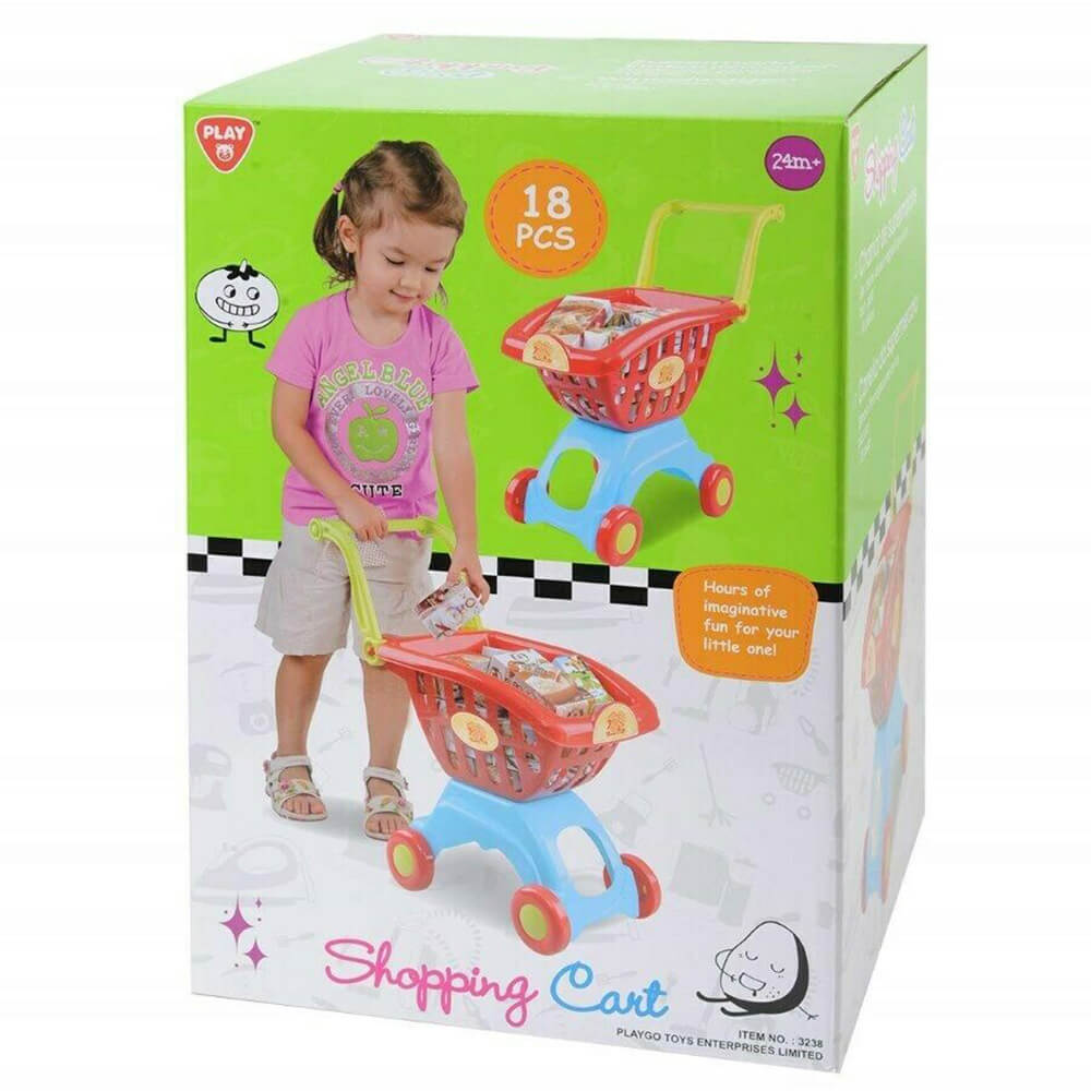 Shopping Trolley & Accessories (18pcs)