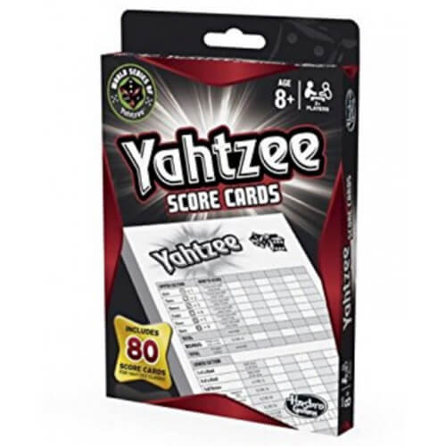 Yahtzee scoreblokk (1 stk tilfeldig stil)