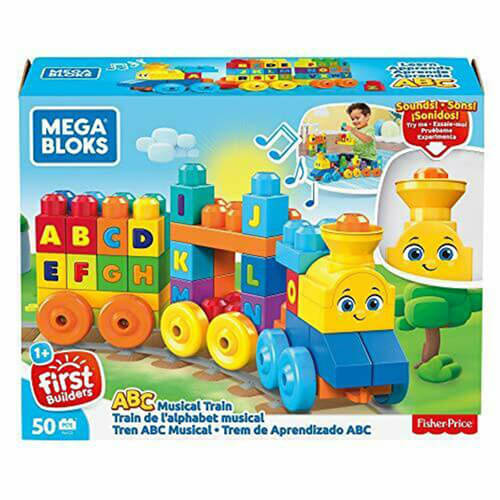 Mega Bloks ABC Learning Train Toy
