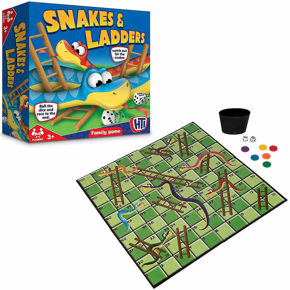 ヘビとはしごボードゲーム