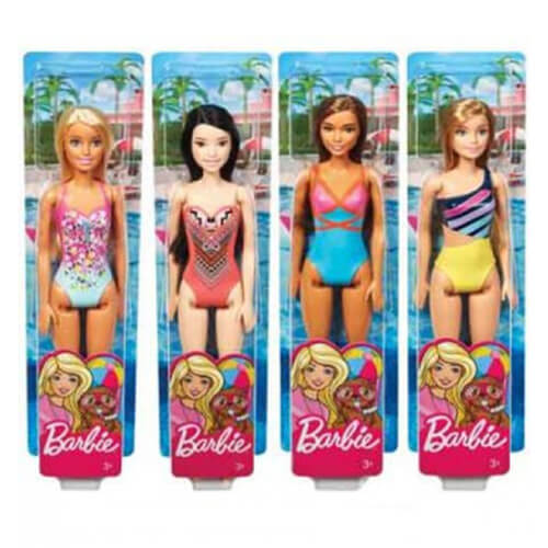 Barbie stranddukke (1 stk tilfeldig stil)