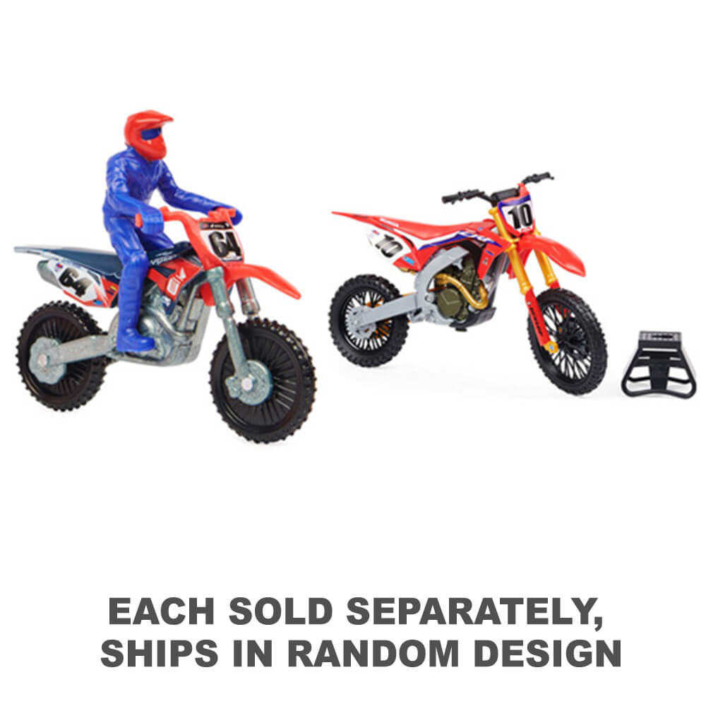 Motocicleta Supercross diecast (estilo aleatorio de 1 pieza)