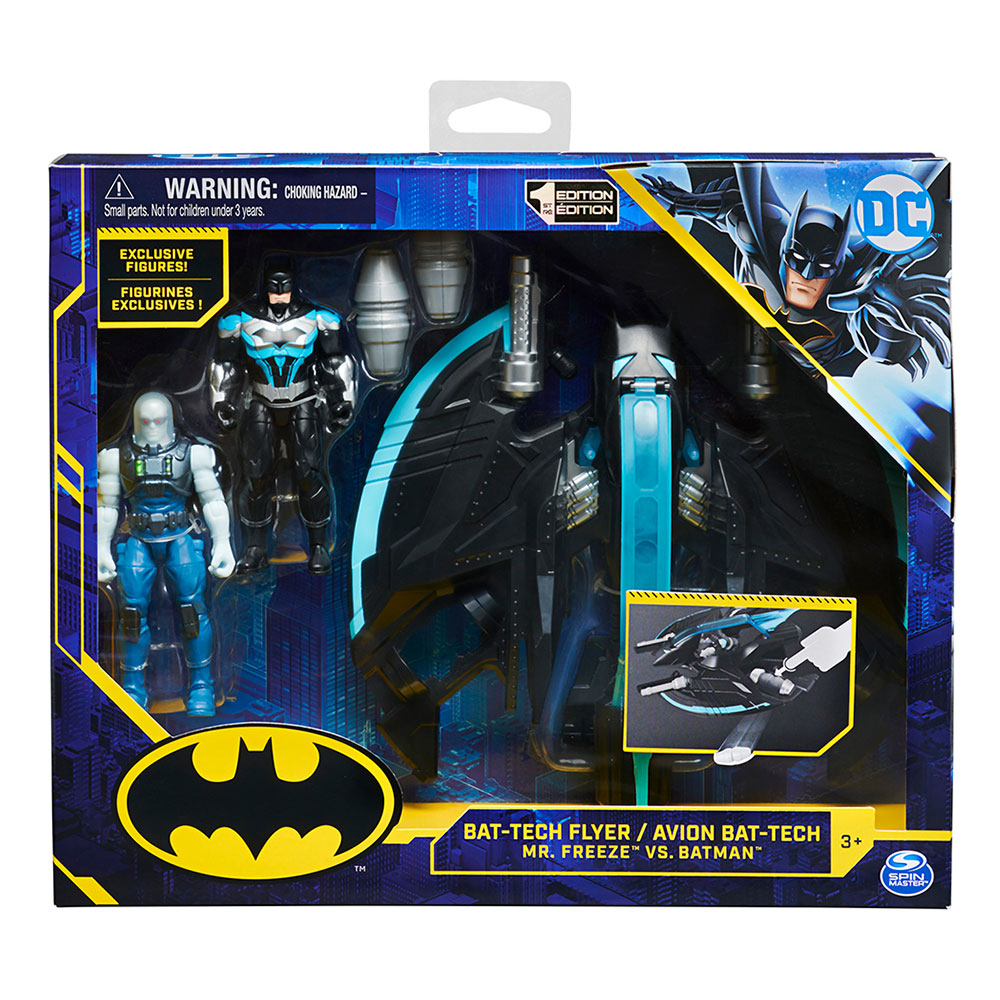 Batman Batwing with 2 Bundle Figures 4"