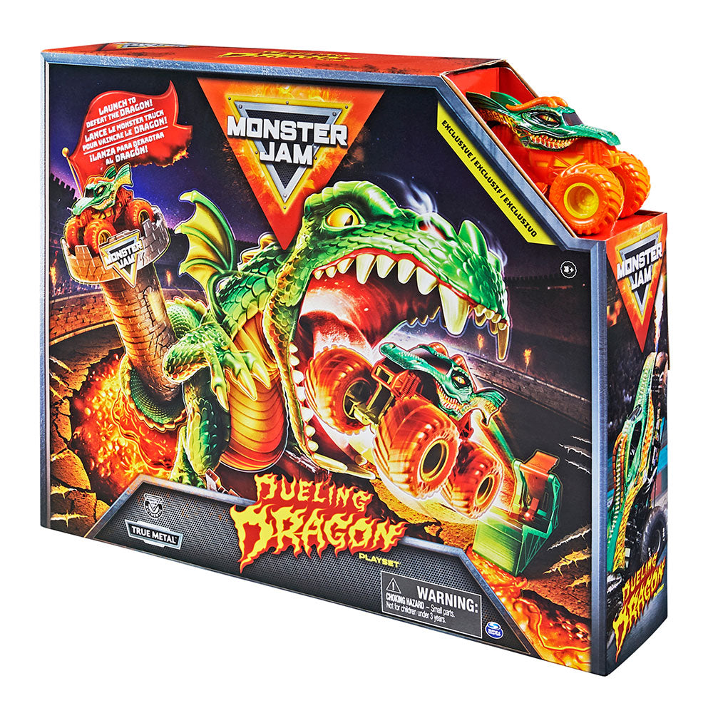 Monster Jam Duelling Dragons 1:64 Stunt Playset