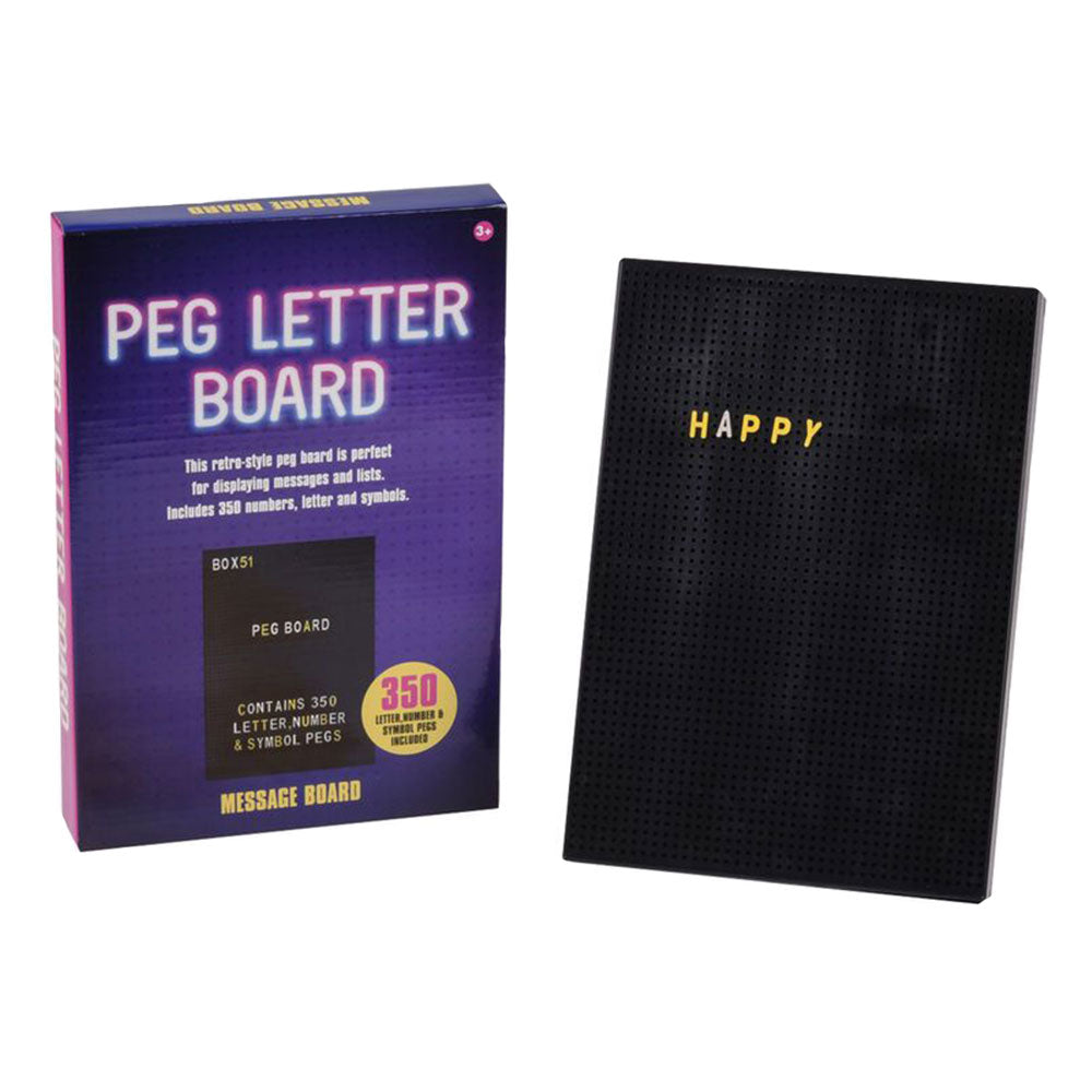 Peg Letter Board