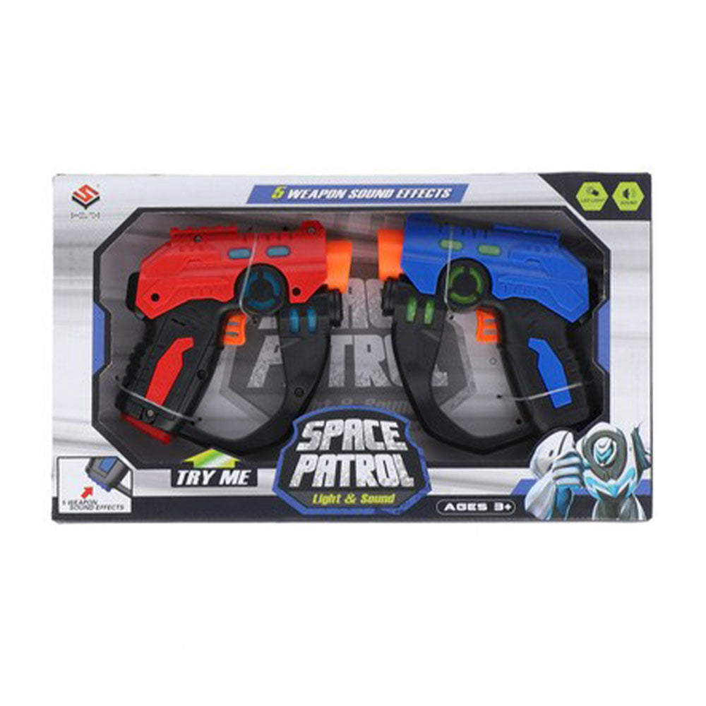Space Patrol Blasters with Lights & Sounds 2pk