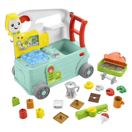 Fisher Price Laugh n' Learn 3 en 1 On the Go Camper Playset