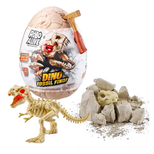 Robo Alive Dino Fossil Find Surprise Egg