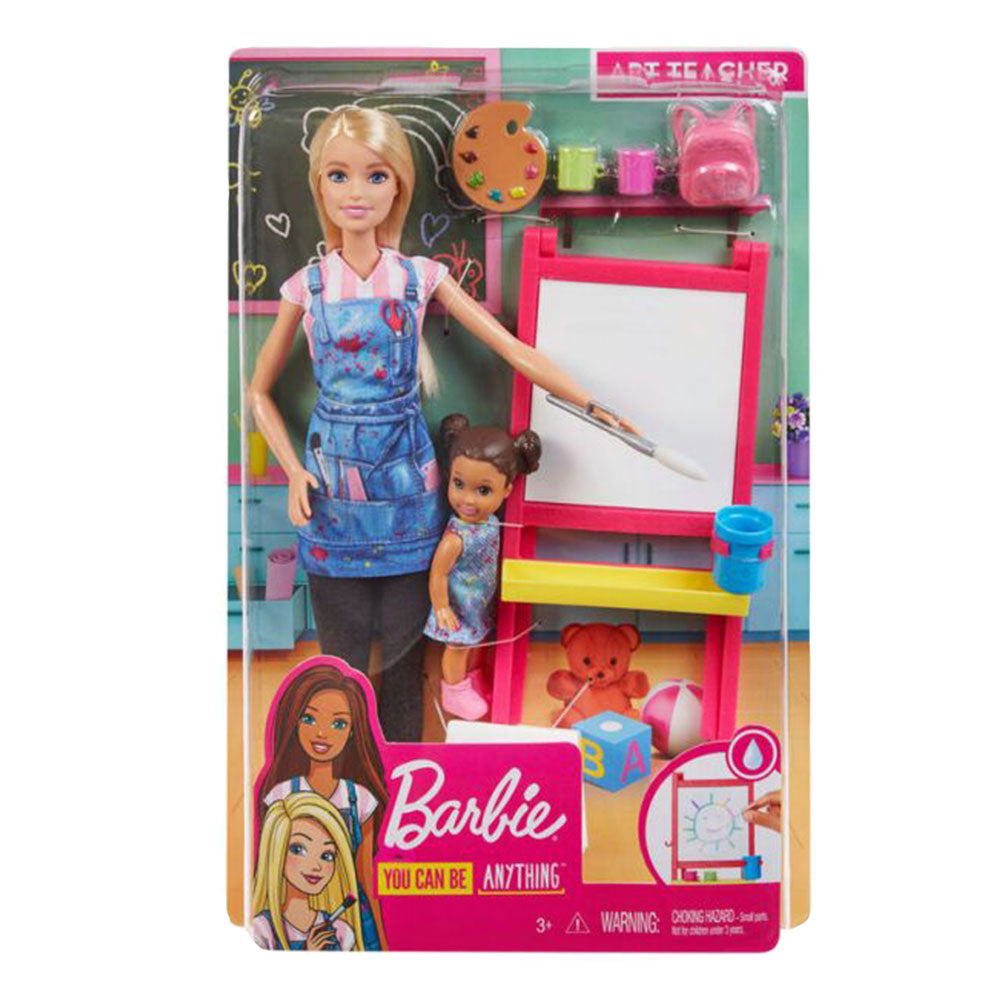 Barbie You Can Be Anything Art Teacher Blonde Doll
