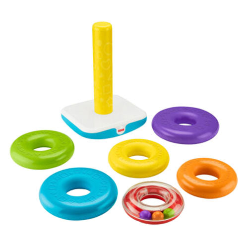 Fisher Price Giant Rock-a-Stack with 6 Colourful Rings