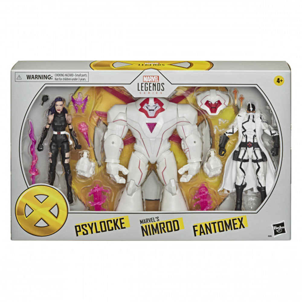 X-Men Premium Psylocke-Nimrod-Fantomex Action Figure Set 3pk
